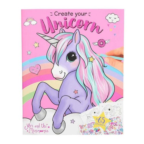 Top model Ylvi Create Your Unicorn Colouring színező füzet matricákkal (0010534)