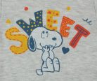 ABR Hosszú ujjú pamut body - Szürke - Snoopy (50)