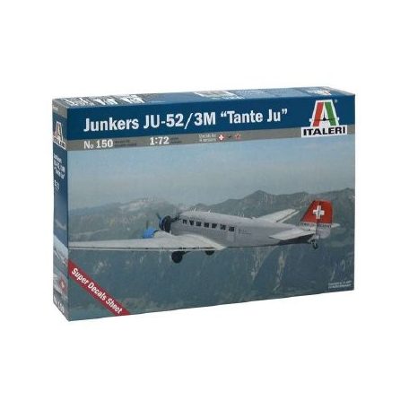 Italeri Junkers JU-52/3 M Tante Ju 1:72 makett repülő (0150)