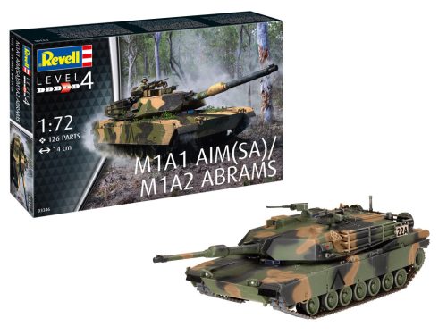 Revell M1A1 AIM(SA)/ M1A2 Abrams 1:72 (03346)