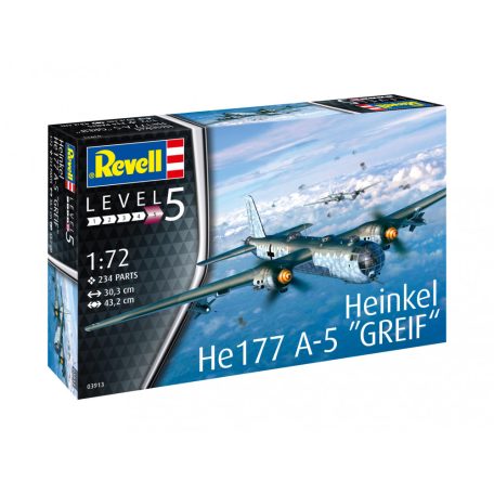 Revell Heinkel He177 A-5 Greif  1:72 makett repülő (03913)