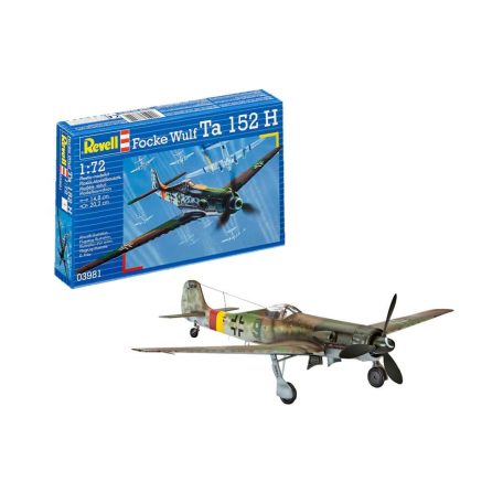Revell Focke Wulf Ta 152 H  1:72 makett repülő (03981)