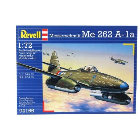 Revell Messerschmitt Me 262 A-1a  1:72 makett repülő (04166)