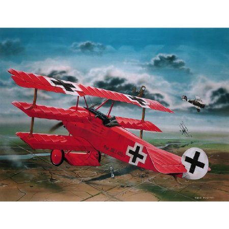 Revell Fokker Dr.1 Manfred von Richthofen  1:28 makett repülő (04744)