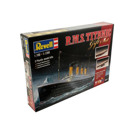 Revell Gift Set R.M.S.Titanic makett 1:1200 makett készlet festékkel, ragasztóval (05727)