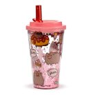 Pohár Tetővel és Szívószállal - Ínyenc Pusheen