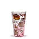 Pohár Tetővel és Szívószállal - Ínyenc Pusheen