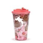 Pohár Tetővel és Szívószállal - Ínyenc Pusheen