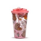 Pohár Tetővel és Szívószállal - Ínyenc Pusheen