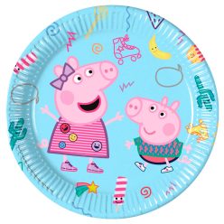 Peppa malac papírtányér 8 db-os 23 cm