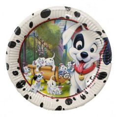   Disney 101 Dalmatians, Kiskutya Papírtányér 8 db-os 23 cm *