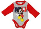 Disney Mickey hosszú ujjú baba body (Méret: 86) *