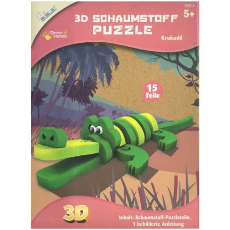 Mammut 3D puzzle Krokodil 19 db-os (156012)