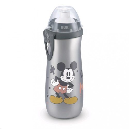Gyermek sport itatópohár NUK Sports Cup Disney Cool Mickey 450 ml szürke *