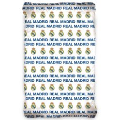 Real Madrid Gumis Lepedő 90x200 cm + 25 cm kék-fehér