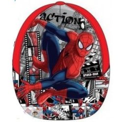   Spiderman, Pókember gyerek baseball sapka, 52 cm, piros, Képregényes