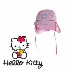 Hello Kitty baba/gyerek kendős sapka, sötét rózsaszín, 50 cm,  Kitty & Bear