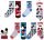 Disney Mickey zokni 31-34 3 pár/csomag, felső sor