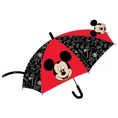   Disney Mickey gyerek félautomata esernyő Ø68 cm fekete-piros