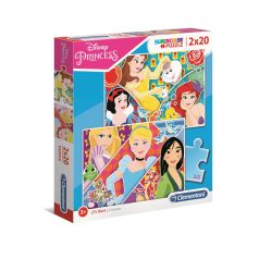 Clementoni Puzzle 2x20 db - Disney Hercegnők (24766)
