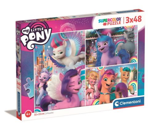 Clementoni Puzzle 3x48 db - My Little Pony (25275)