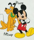 Rövid ujjú kisfiú póló Mickey és Plutó mintával (Méret: 86)