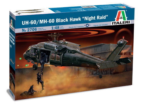 Italeri UH-60/MH-60 Night Raid  1:48 makett helikopter (2706s)