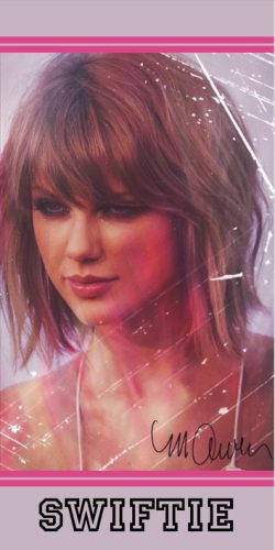 Taylor Swift fürdőlepedő, strand törölköző 70x140cm