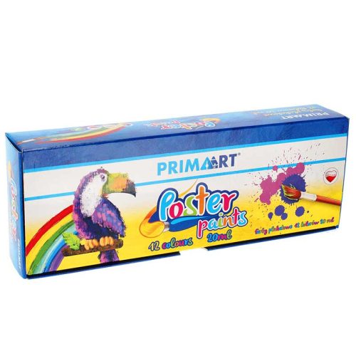 Prima Art színes tégelyes plakát festék 12 db-os (299717)