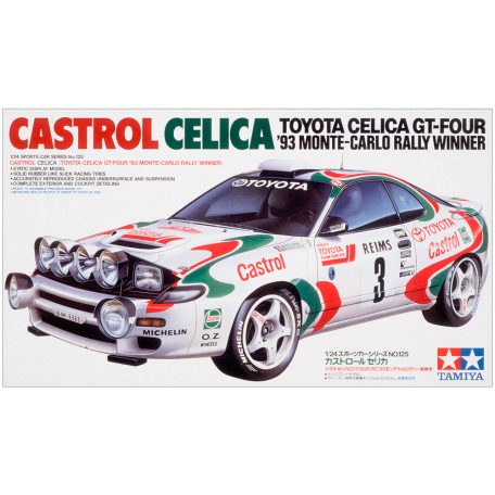 Tamiya Toyota Celica Castrol  1:24 makett autó (300024125)