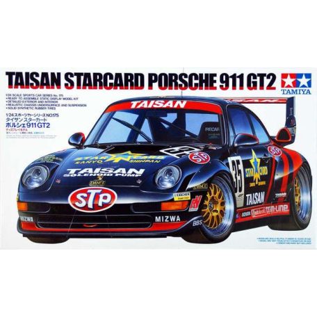 Tamiya Taisan Starcard Porsche 911 GT2  1:24 makett autó (300024175)