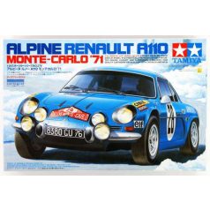   Tamiya Alpine Renault A110 Monte Carlo 71  1:24 makett autó (300024278)