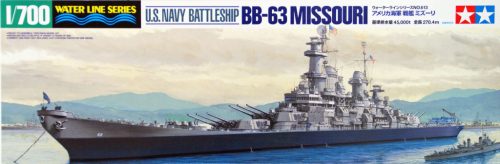 Tamiya US Navy Battleship BB-63 MISSOURI  1:700 makett hajó (300031613)