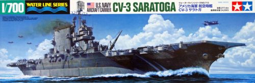 Tamiya US Navy Aircraft Carrier CV-3 Saratoga  1:700 makett hajó (300031713)