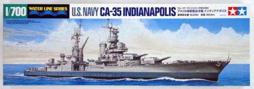 Tamiya US Navy CA-35 Indianapolis  1:700 makett hajó (300031804)