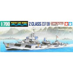   Tamiya British Navy Destroyer E CLASS  1:700 makett hajó (300031909)