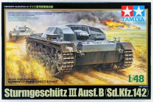 Tamiya Sturmgeschutz III Ausf.B 1:48 makett harcjármű (300032507)