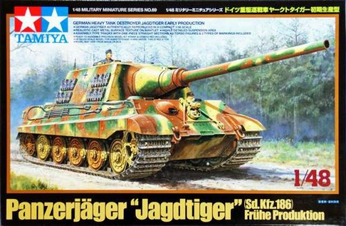 Tamiya Heavy Tank Destroyer Jagdtige Early Prod.  1:48 makett harcjármű (300032569)