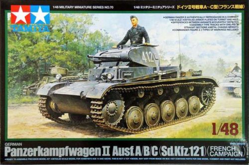 Tamiya German Panzer II A/B/C - French Campaign  1:48 makett harcjármű (300032570)