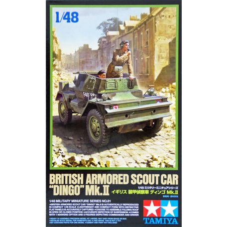 Tamiya British Armored Scout Car DINGO Mk.II  1:48 makett harcjármű (300032581)