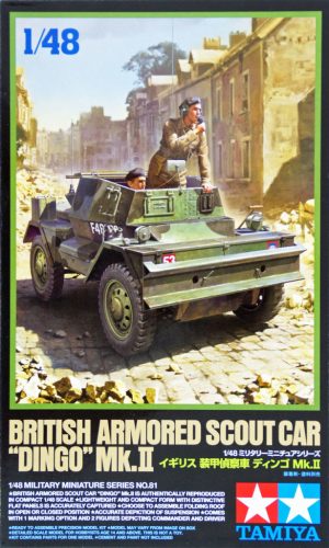 Tamiya British Armored Scout Car DINGO Mk.II  1:48 makett harcjármű (300032581)