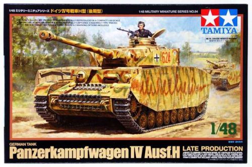 Tamiya Panzerkampfwagen IV Ausf.H Late Prod.  1:48 makett harcjármű (300032584)