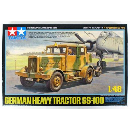 Tamiya German Heavy Tractor SS-100  1:48 makett harcjármű (300032593)