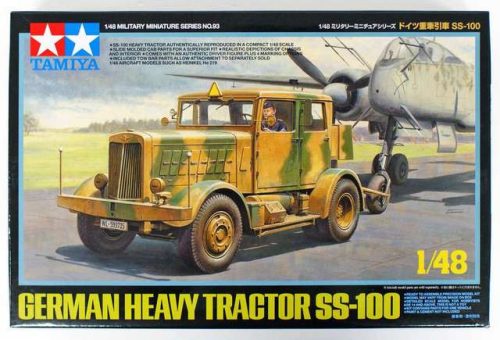 Tamiya German Heavy Tractor SS-100  1:48 makett harcjármű (300032593)