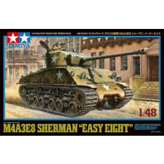   Tamiya US Medium Tank M4A3E8 Sherman Easy Eight  1:48 makett harcjármű (300032595)