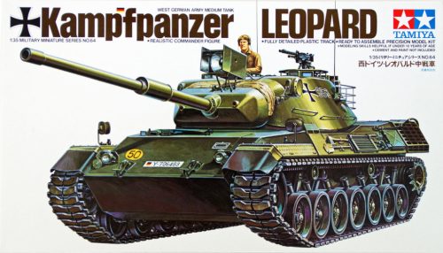 Tamiya West German Army Medium Tank Leopard  1:35 makett harcjármű (300035064)