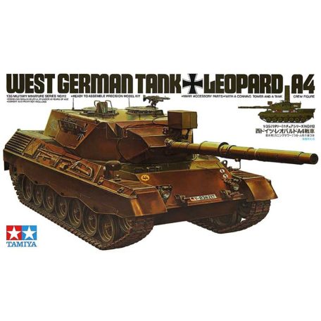 Tamiya West German Tank Leopard A4  1:35 makett harcjármű (300035112)