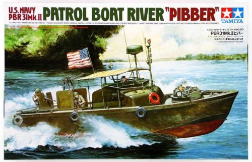 Tamiya US Navy PBR31 MkII Patrol Boat River Pibber  1:35 makett hajó (300035150)