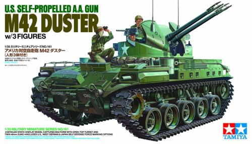 Tamiya US Self-Proprlled M-42 Duster w/Figure x 3  1:35 makett harcjármű (300035161)