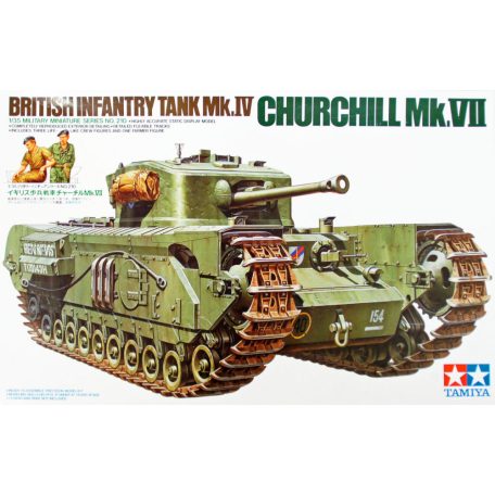 Tamiya British Infantry Tank Mk.IV Churchill Mk.VII  1:35 makett harcjármű (300035210)
